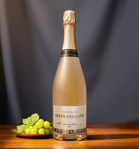Bouteille de la Cuvée Coeur de Craie Champagne Bertrand-Lapie